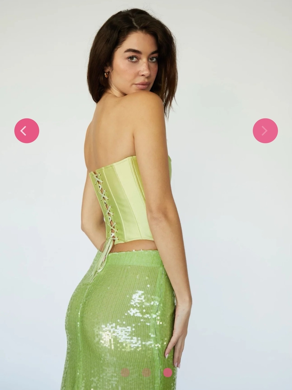 Rezek Studio Mint Sparkle Skirt - Picture 3 of 7